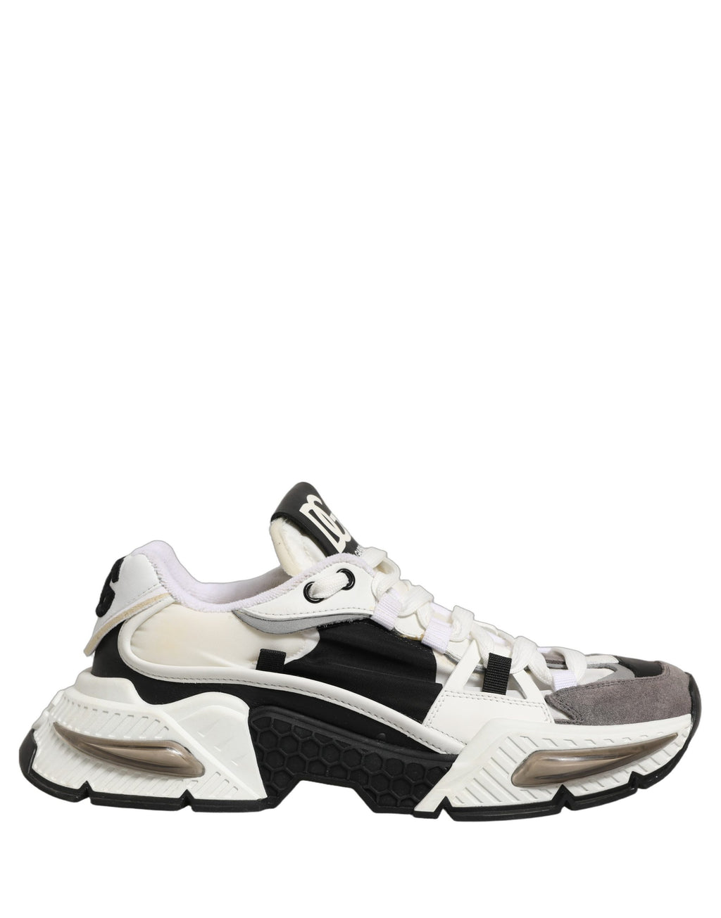 Chaussures sneakers basses multicolores Dolce & Gabbana Airmaster, style décontracté avec motifs colorés et logo de la marque.