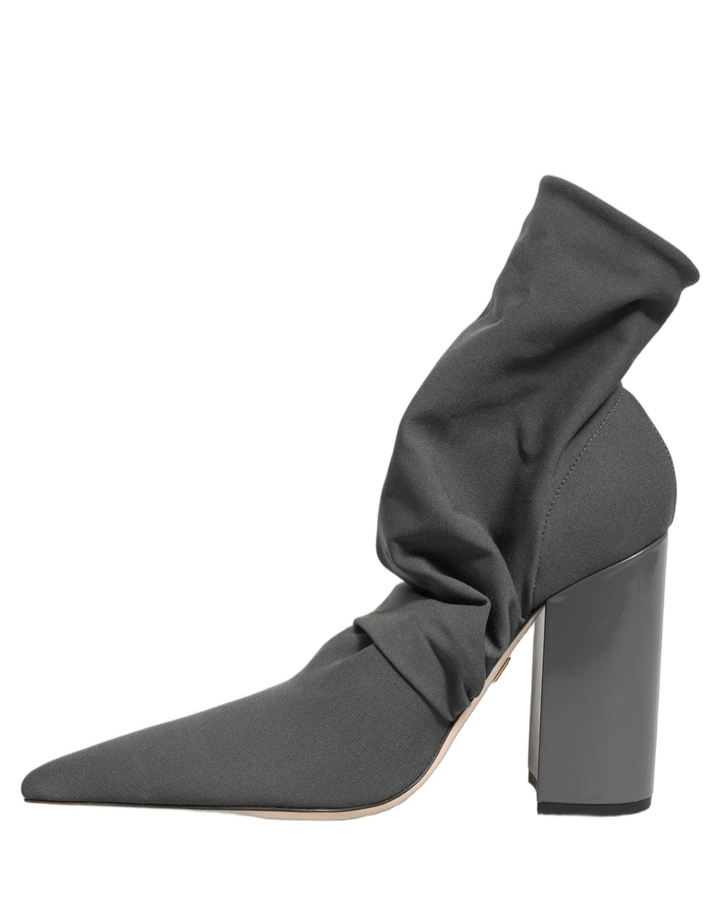 Bottes à talons Dolce & Gabbana gris, chaussettes extensibles, talons ankle, chaussures élégantes pour femmes