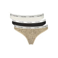 Sous-vêtements en coton noir pour femmes de Calvin Klein, confort et style avec logo discret.