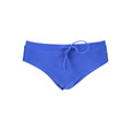 Shorts de bain homme Tommy Hilfiger en polyester bleu, style décontracté avec logo emblématique sur la cuisse.