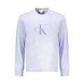 Sweatshirt pour homme Calvin Klein Viola en coton gris, avec logo discret sur la poitrine, style décontracté et confortable.
