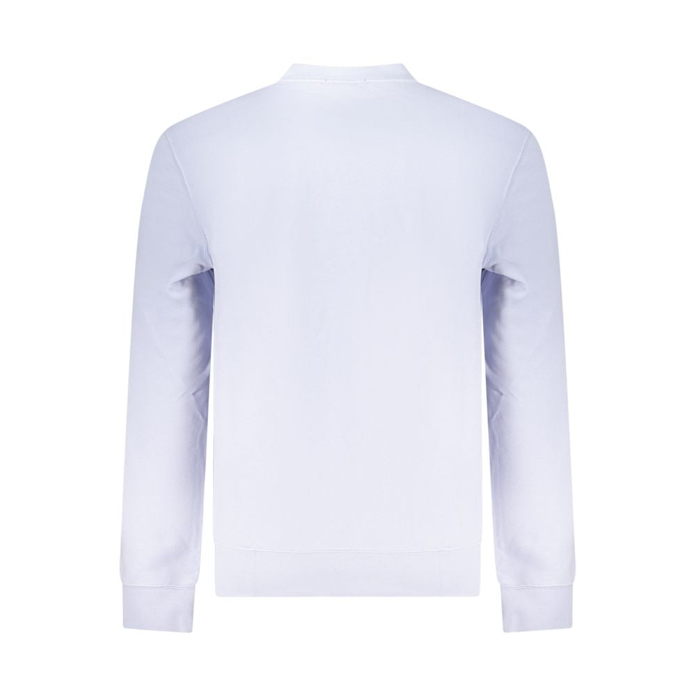 Sweat-shirt pour homme Calvin Klein Viola en coton gris avec logo discret sur la poitrine, confort et style décontracté.