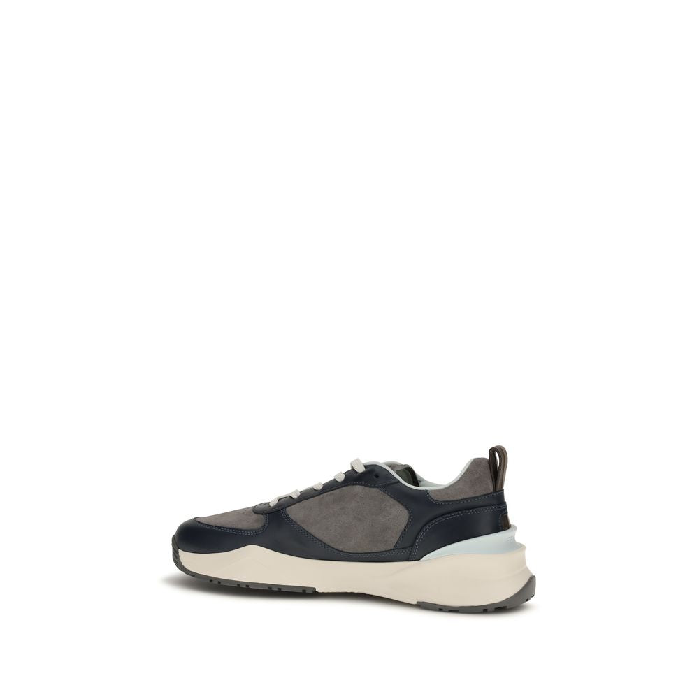 Sneakers Fendi Bos Taurus en cuir de veau multicolore, chaussures de sport élégantes avec détails colorés.