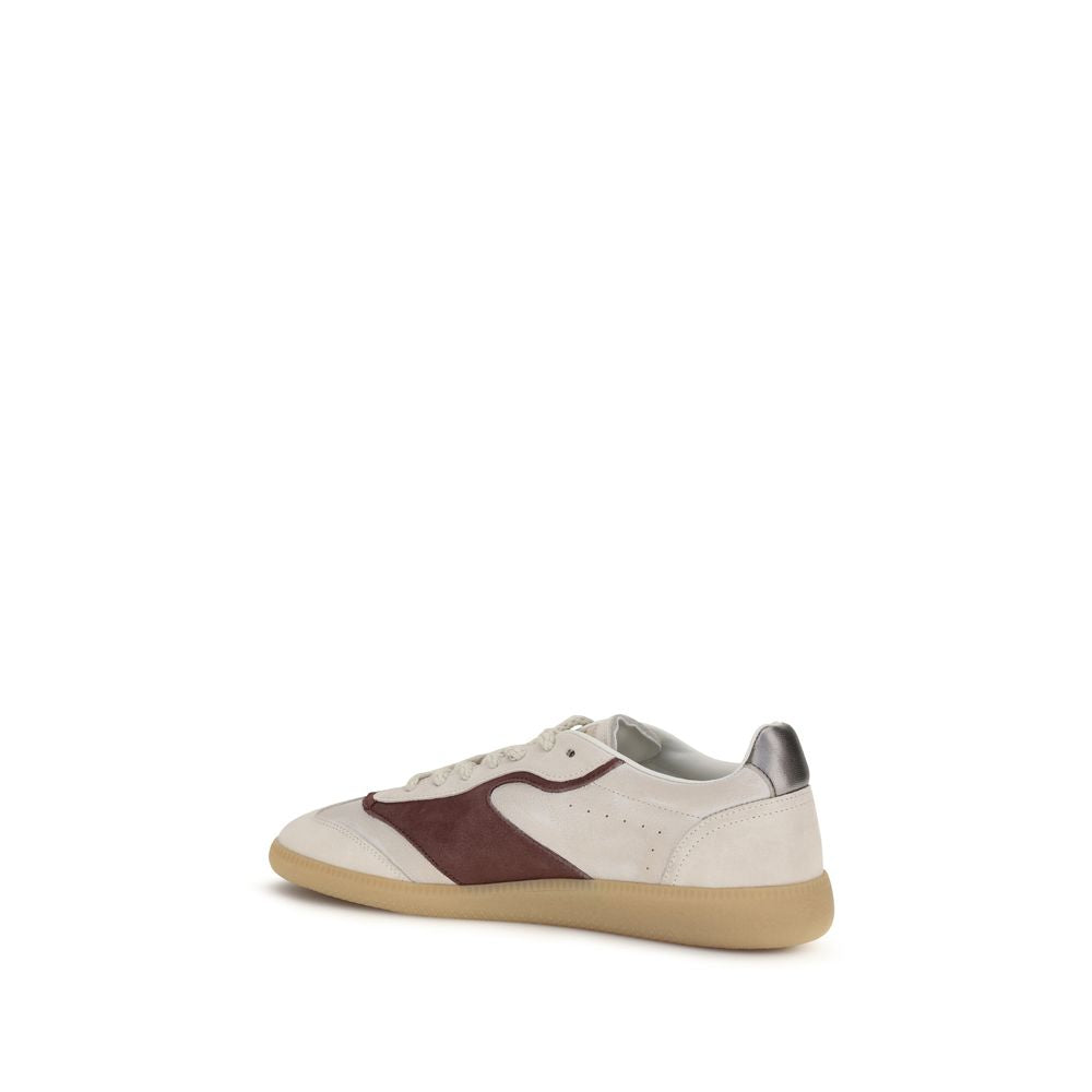 Dsquared² Beige Kalbsleder Bos Taurus Low-Top-Sneaker
