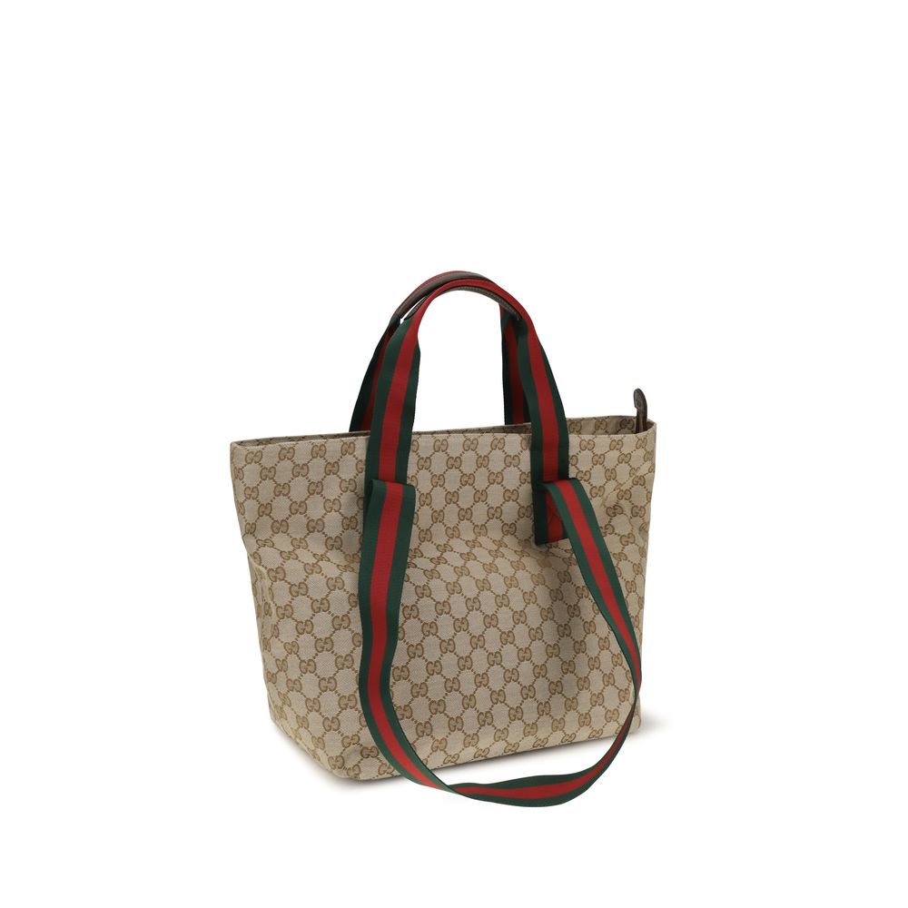 Sac à bandoulière en polyester beige Gucci, avec détails élégants et design moderne, idéal pour un style sophistiqué.