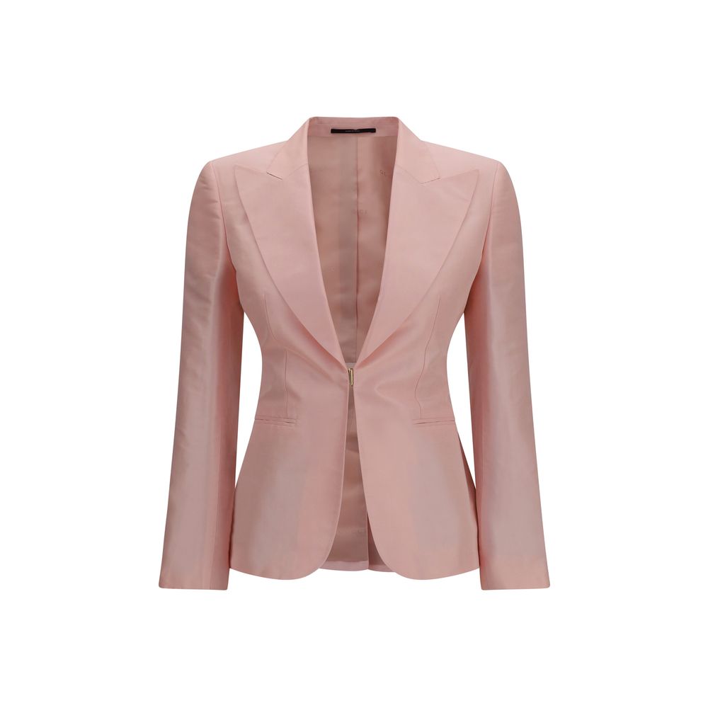 Veste en soie Gucci multicolore, longue et élégante, avec un design sophistiqué et des détails colorés visibles sur l'image.