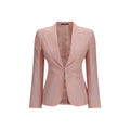 Veste en soie Gucci multicolore, longue et élégante, avec un design sophistiqué et des détails colorés visibles sur l'image.