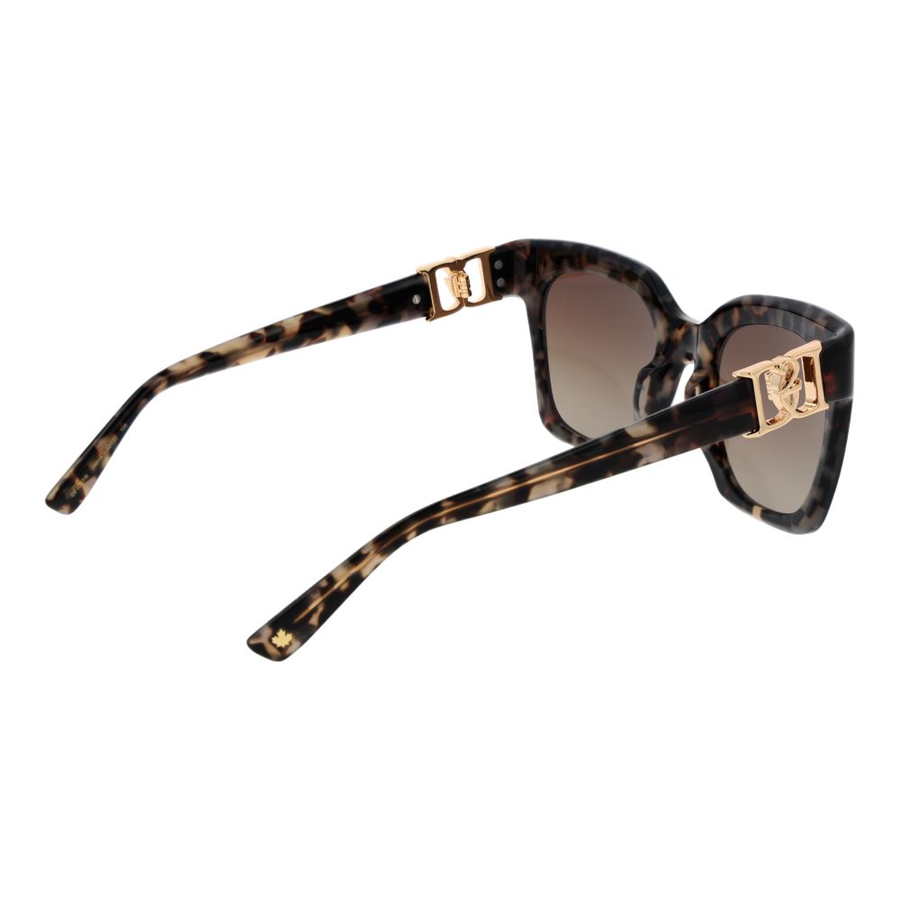 Lunettes de soleil multicolores en acétate de la marque Dsquared², avec monture élégante et design moderne.