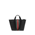 Gucci schwarze Umhängetasche aus Baumwolle