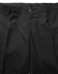Costume homme en laine noire Dolce & Gabbana, costume deux pièces ajusté pour occasions formelles.