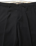 Costume homme Dolce & Gabbana en laine noire, costume deux pièces ajusté pour occasions formelles, élégant et chic.