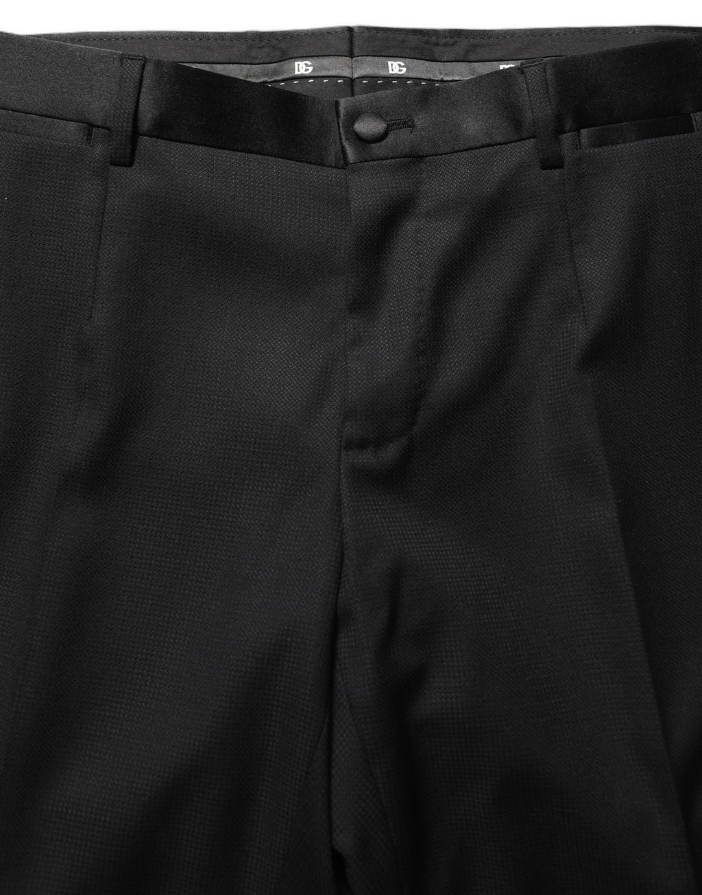 Costume noir Dolce & Gabbana MARTINI, costume trois pièces ajusté pour homme, élégant et formel avec veste, pantalon et gilet.
