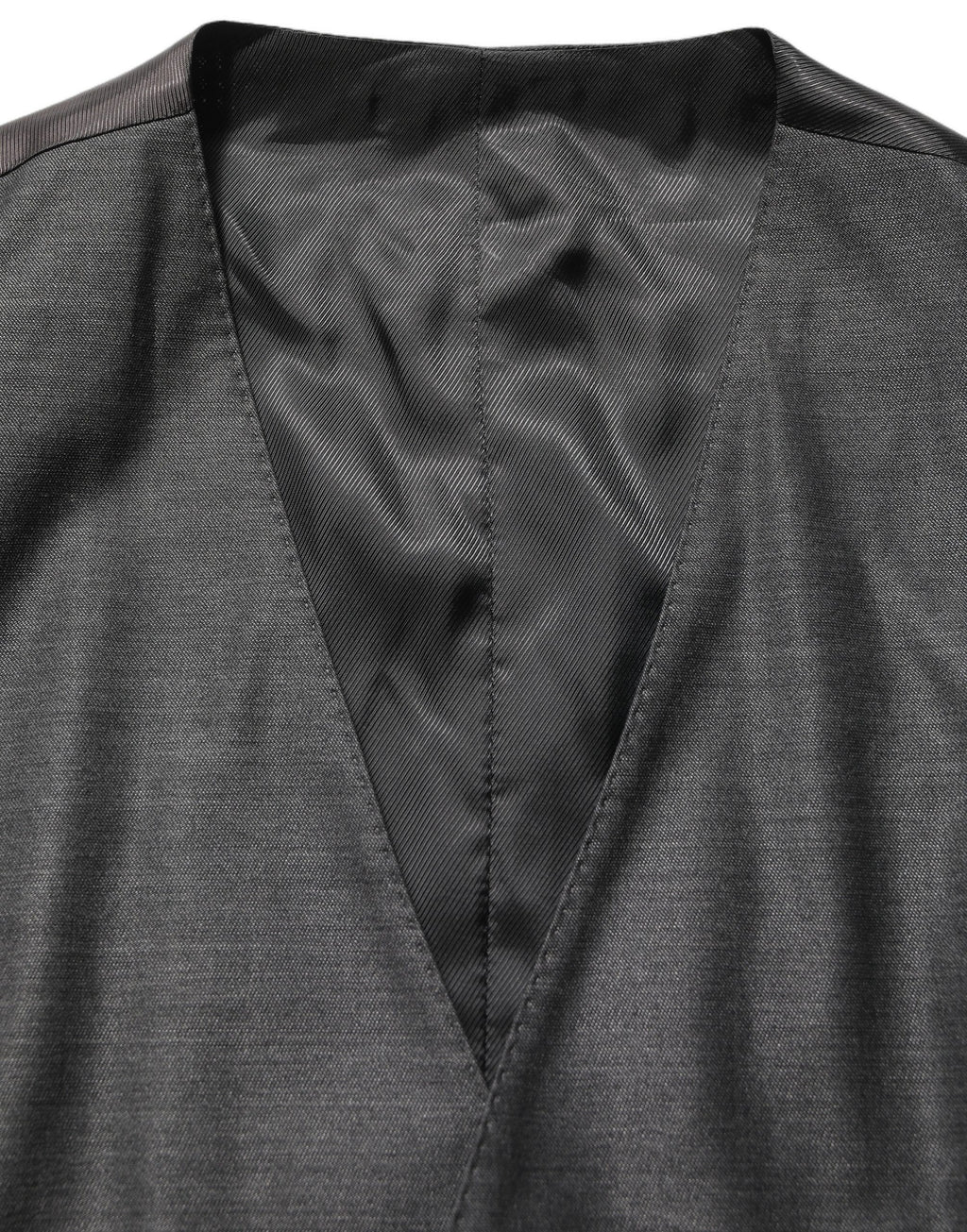 Costume trois pièces gris Dolce & Gabbana MARTINI Slim Fit, costume formel élégant avec veste, pantalon et gilet.