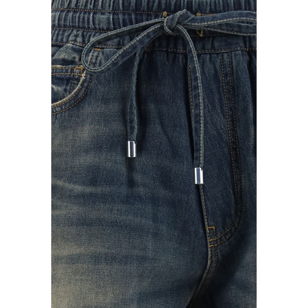 Amiri Blaue Bermuda-Shorts aus Baumwolle