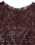 Robe midi plissée Dolce & Gabbana en taffeta à fleurs colorées et dentelle, élégante et sophistiquée.