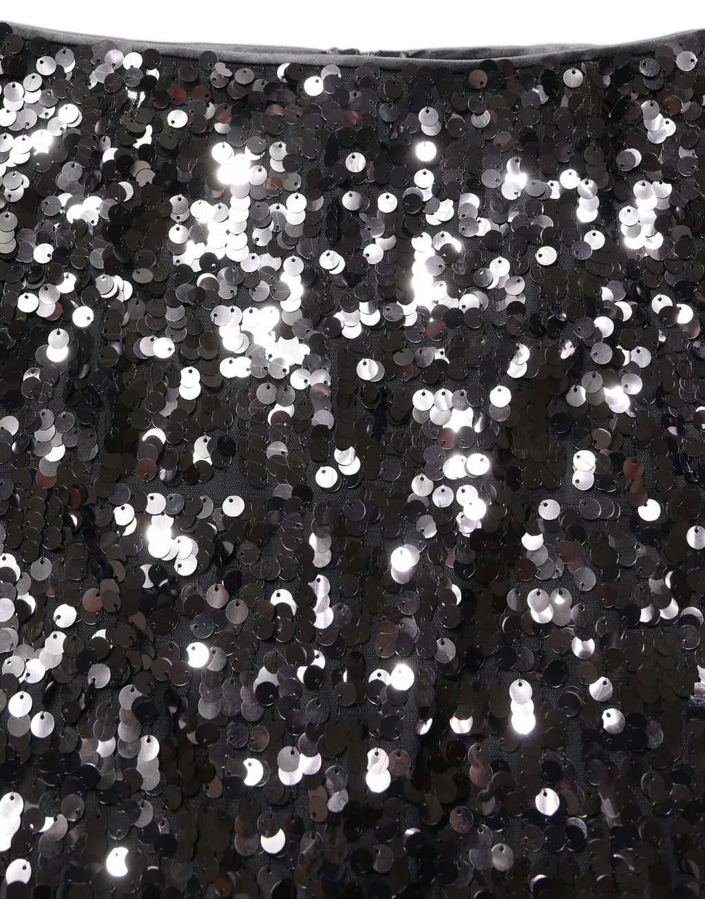 Jupe pencil Dolce & Gabbana marron ornée de sequins brillants et de strass, ajustée et élégante.