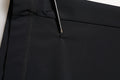Jupe midi noire en jersey stretch Dolce & Gabbana DGVIB3 avec coupe crayon et coupe ajustée, vue de face.