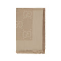 Gucci Brown Wool Oves Aries Scarf