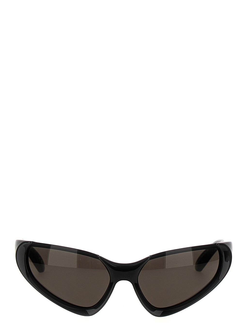 Lunettes de soleil noires en nylon Balenciaga avec monture élégante et design moderne.