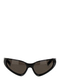 Lunettes de soleil noires en nylon Balenciaga avec monture élégante et design moderne.