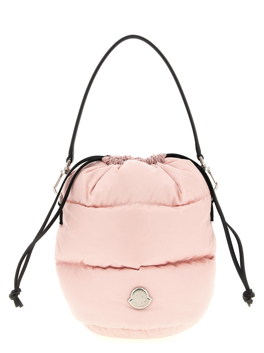 Sac à main Moncler en polyamide multicolore, léger et stylé, avec poignées pour un look moderne et pratique.