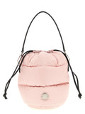 Sac à main Moncler en polyamide multicolore, léger et stylé, avec poignées pour un look moderne et pratique.