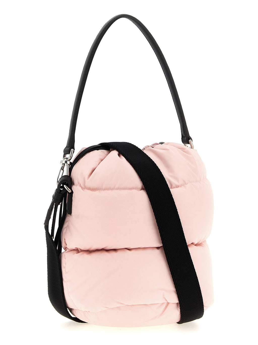 Sac à main Moncler en polyamide multicolore, avec poignées et fermeture zippée, pour un style élégant et pratique.