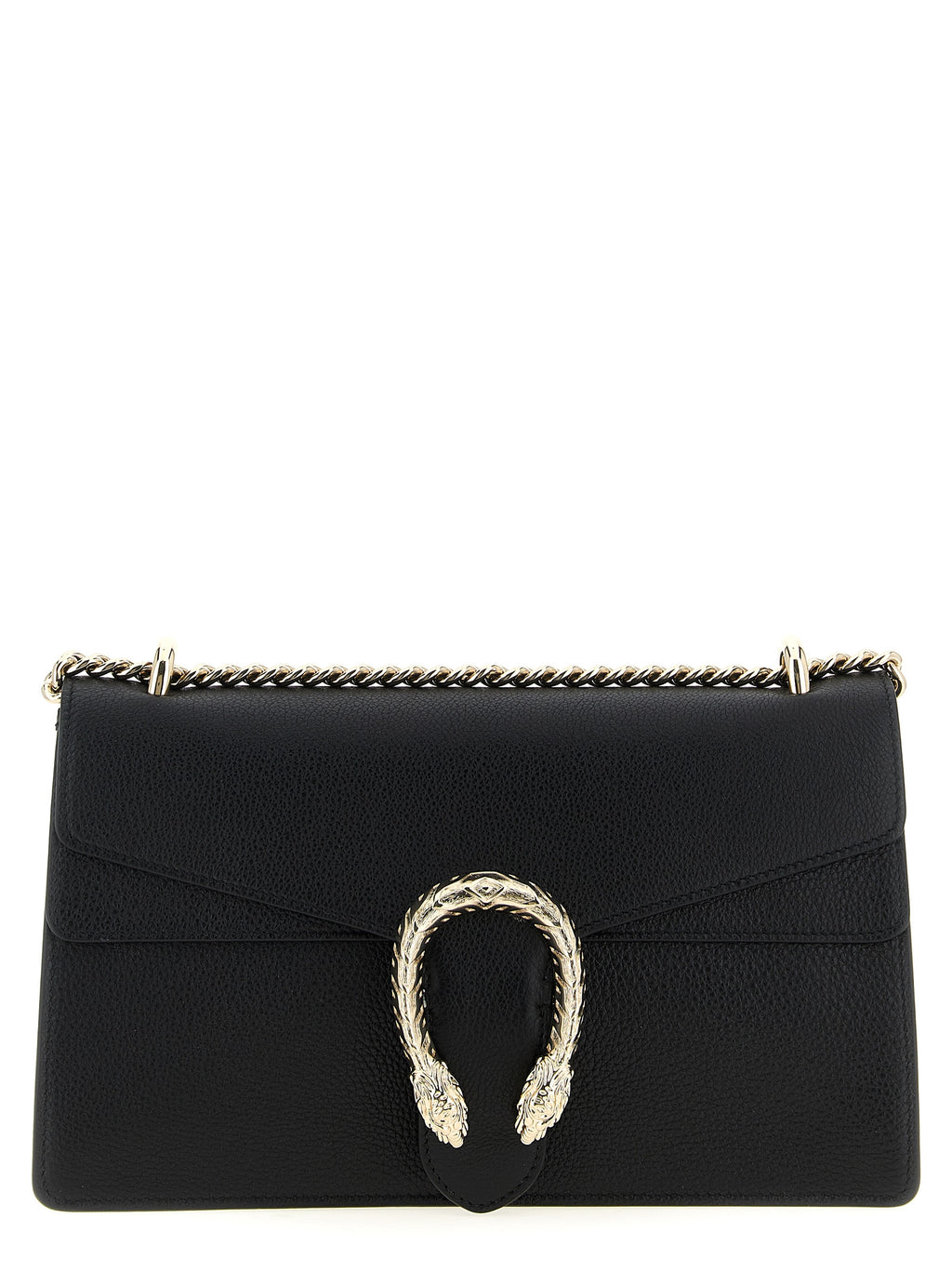 Gucci Schultertasche aus schwarzem Kalbsleder