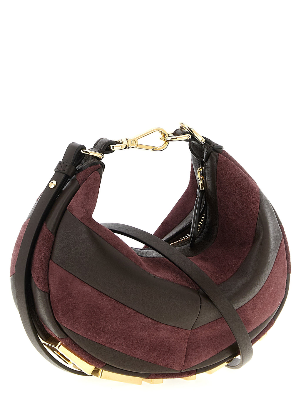 Fendi Mehrfarbige Handtasche aus Lammleder
