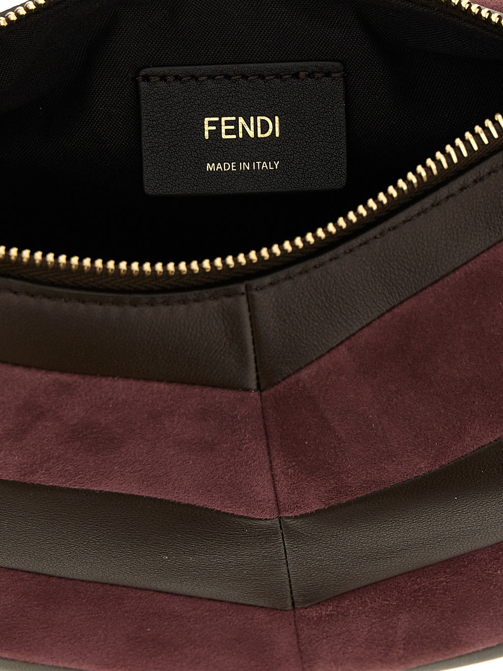 Fendi Mehrfarbige Handtasche aus Lammleder