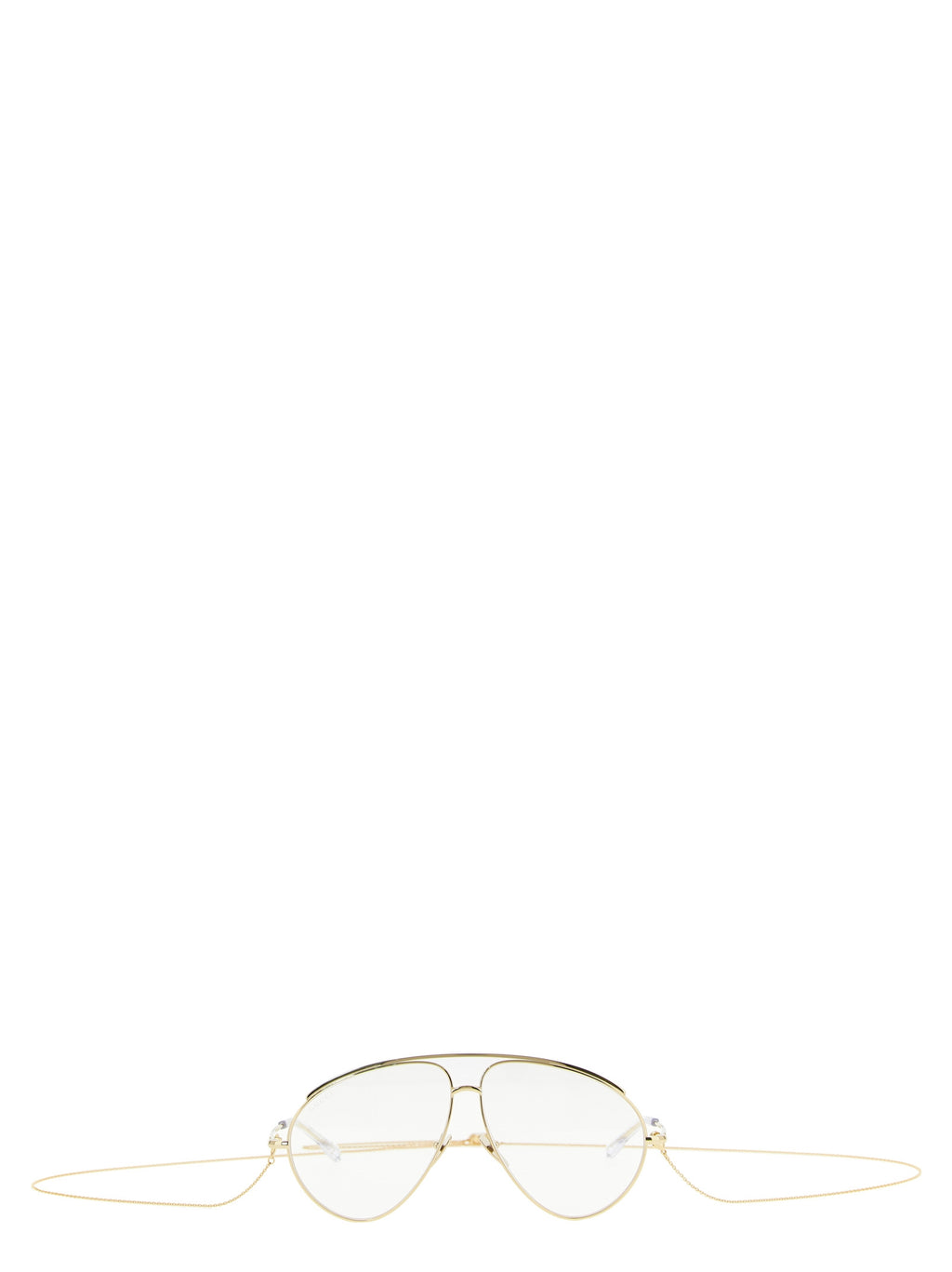 Lunettes de soleil Gucci en polyamide doré avec monture élégante et branches fines, style moderne et sophistiqué.
