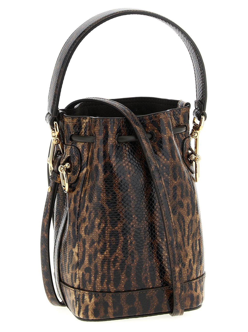 Sac à main Fendi en velours marron et cuir, avec détails élégants, idéal pour un look sophistiqué.