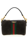 Sac à main en cuir de veau marron Gucci, style élégant avec détails raffinés, idéal pour un look sophistiqué.