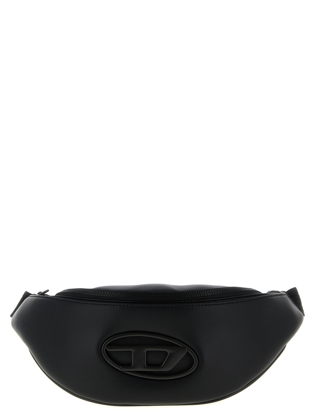 Sac à bandoulière en polyéthylène Diesel Black, sac pratique avec logo Diesel visible, idéal pour un style décontracté.