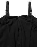 Haut sans manches Dolce & Gabbana en dentelle florale noire, blouse élégante avec détails délicats et style sophistiqué.