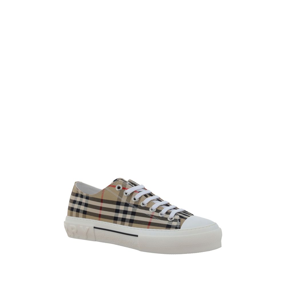 Burberry braune Baumwoll-Sneakers