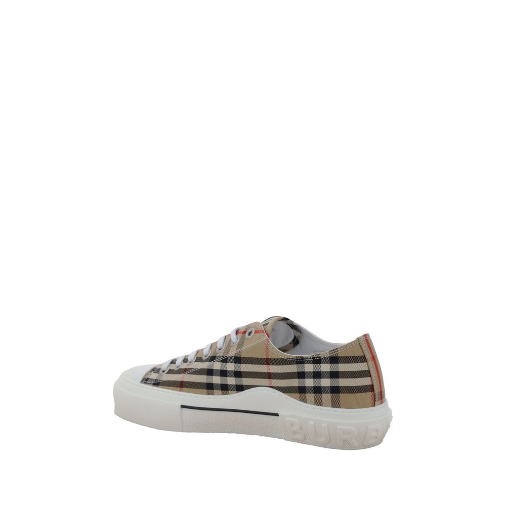 Burberry braune Baumwoll-Sneakers