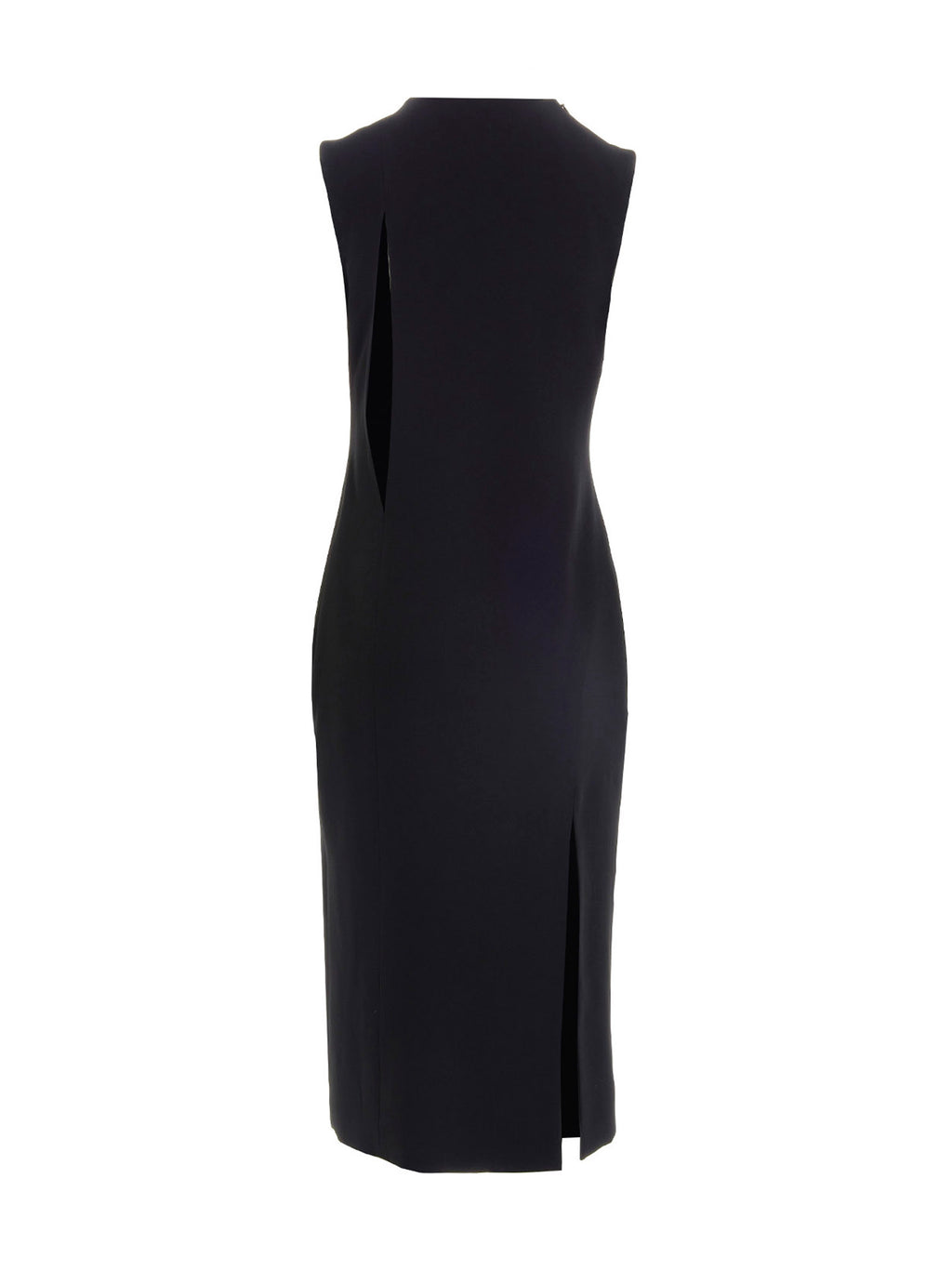 Versace schwarzes Midikleid aus Azetat