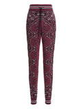 Pantalons de jogging Amiri en coton violet pour homme, coupe décontractée et confortable, parfaits pour l'entraînement ou le quotidien.