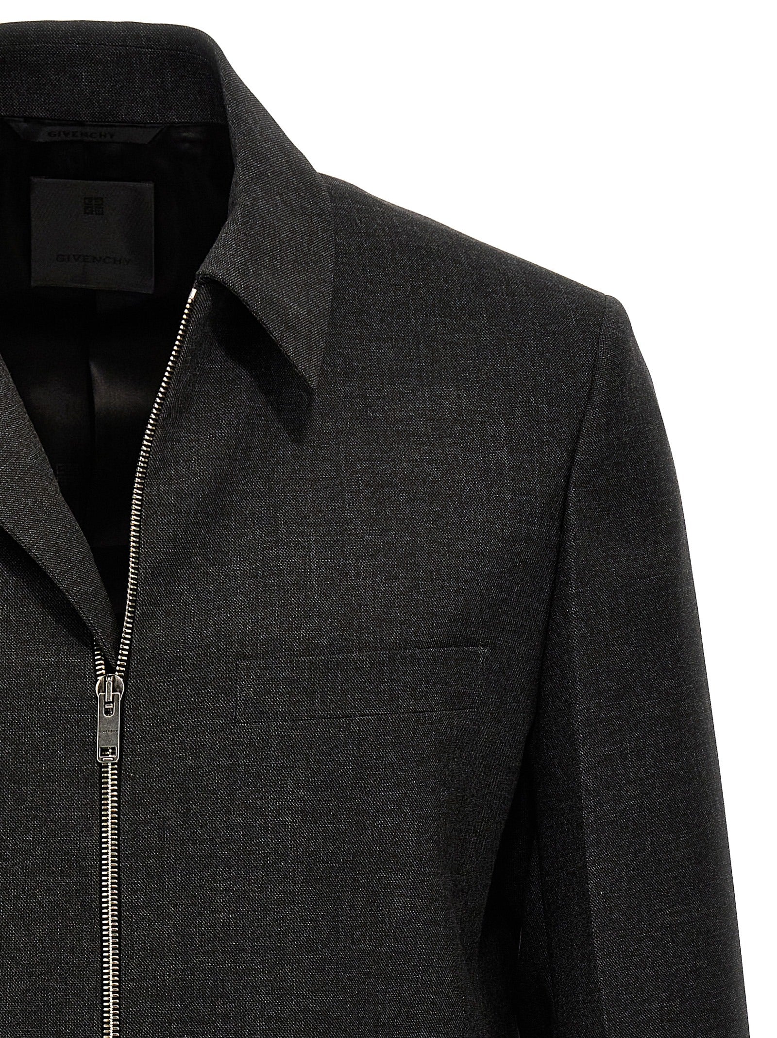 Graue Jacke aus Schurwolle von Givenchy