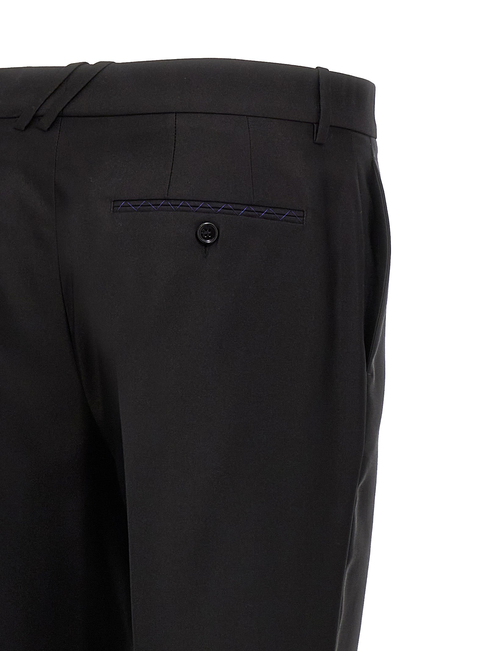 Burberry Hose aus schwarzer Schurwolle