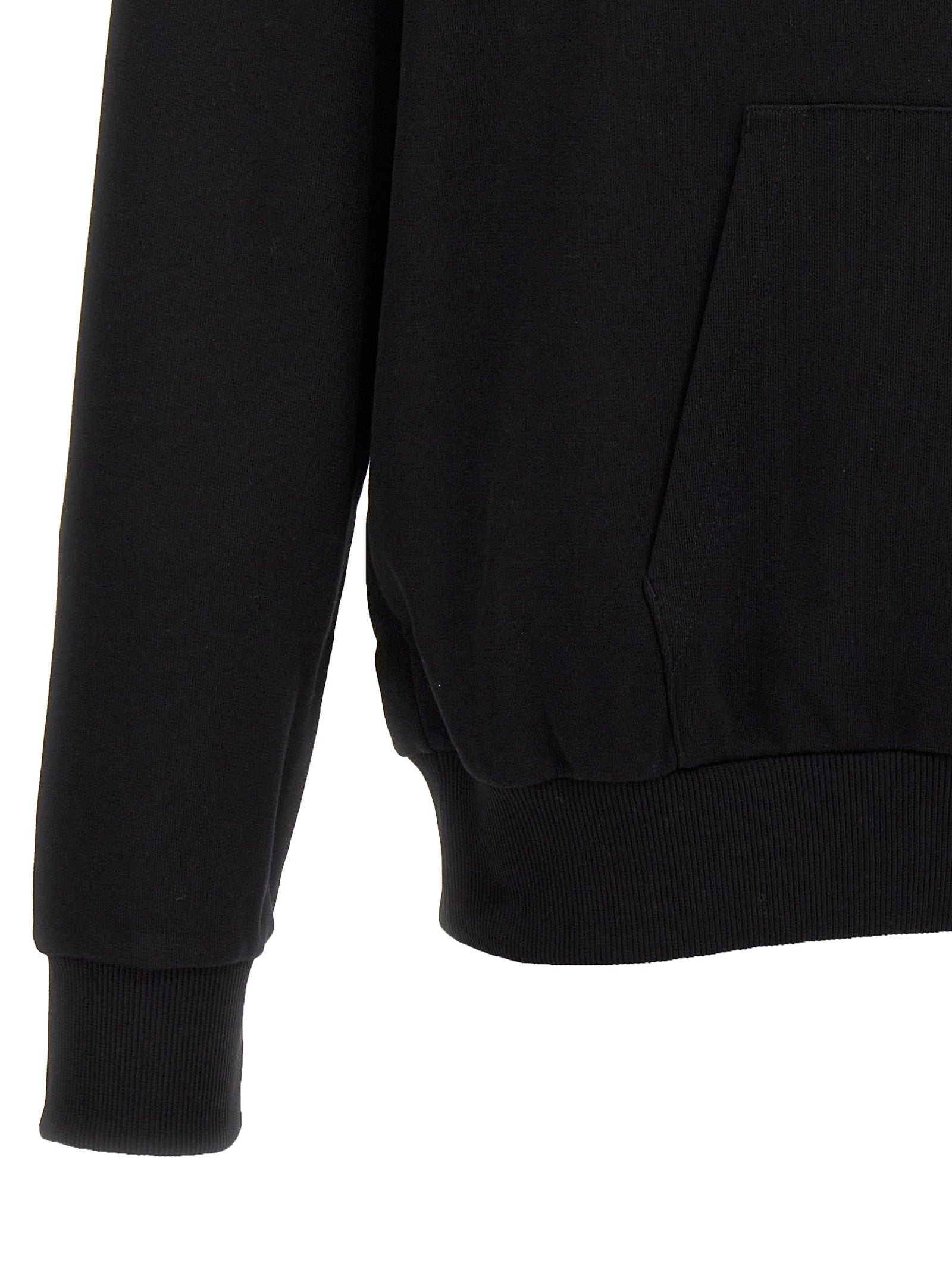 Sweatshirt pour homme Balmain Bicolor en coton, design tendance avec couleurs contrastantes et logo Balmain visible.