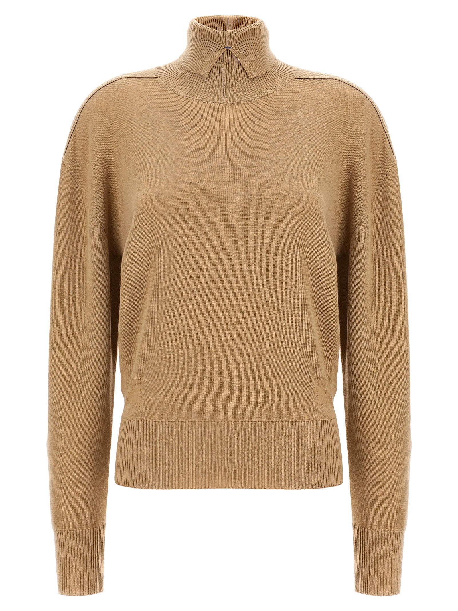 Burberry Beige Strickjacke aus Wolle