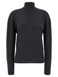 Cardigan en laine grise Burberry pour homme, avec boutons et coupe classique, porté sur un mannequin.