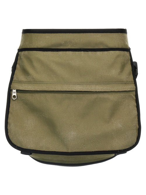 Jupe longue bicolore en polyamide de Balenciaga, avec coupe élégante et design moderne.