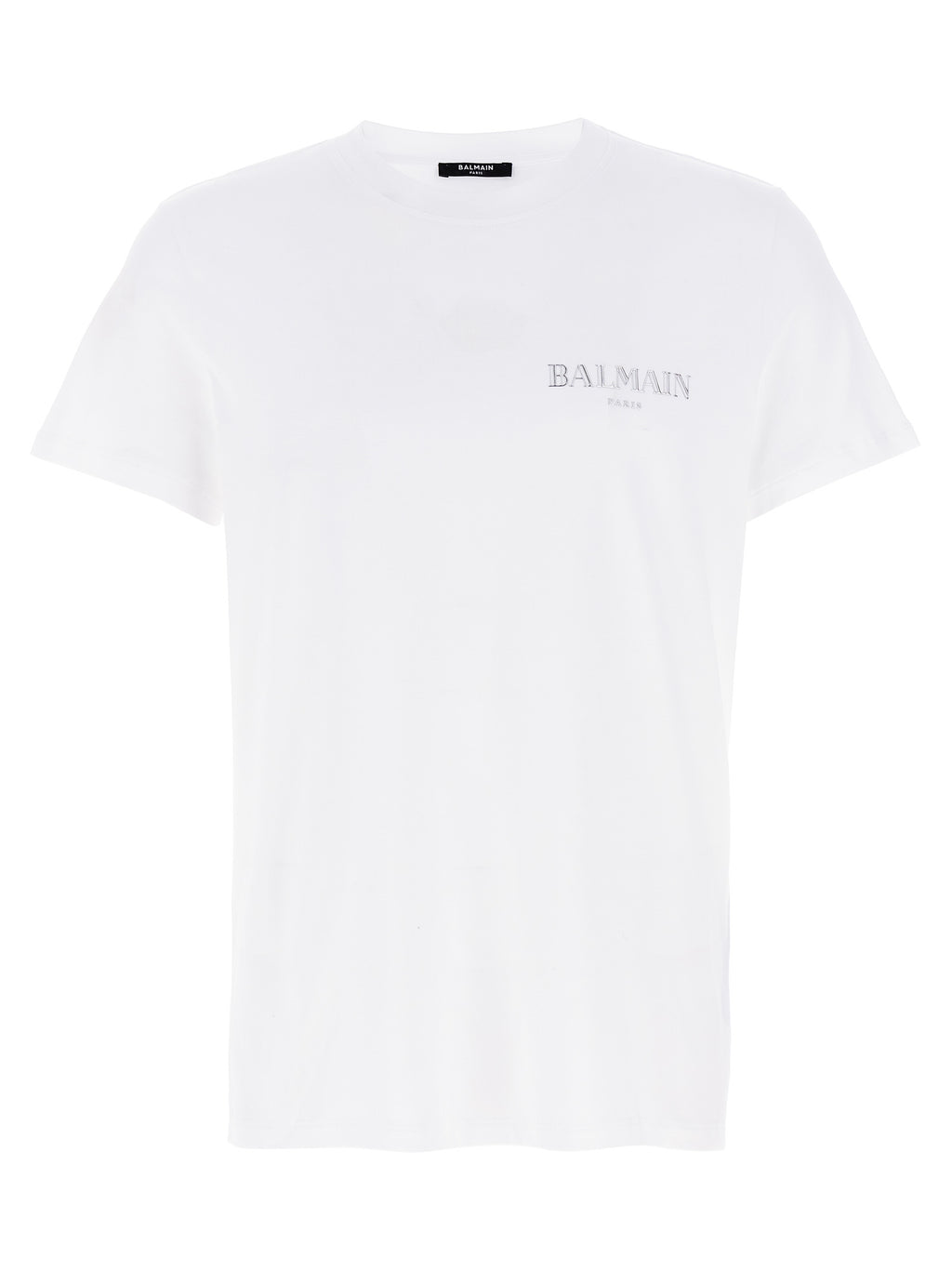 Balmain Weißes T-Shirt aus Bio-Baumwolle