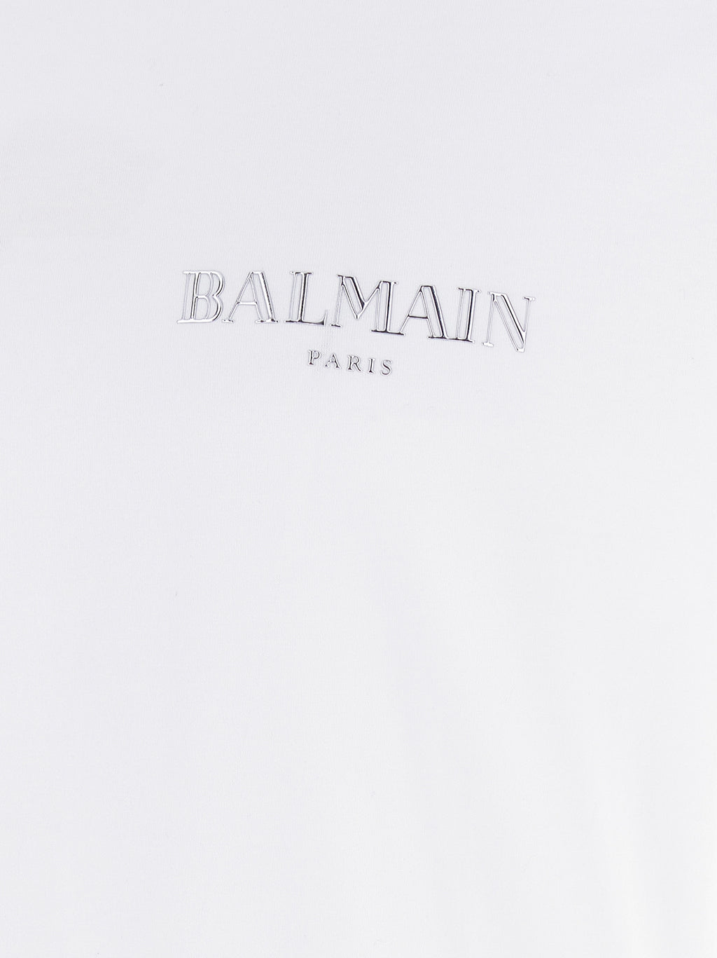Balmain Weißes T-Shirt aus Bio-Baumwolle