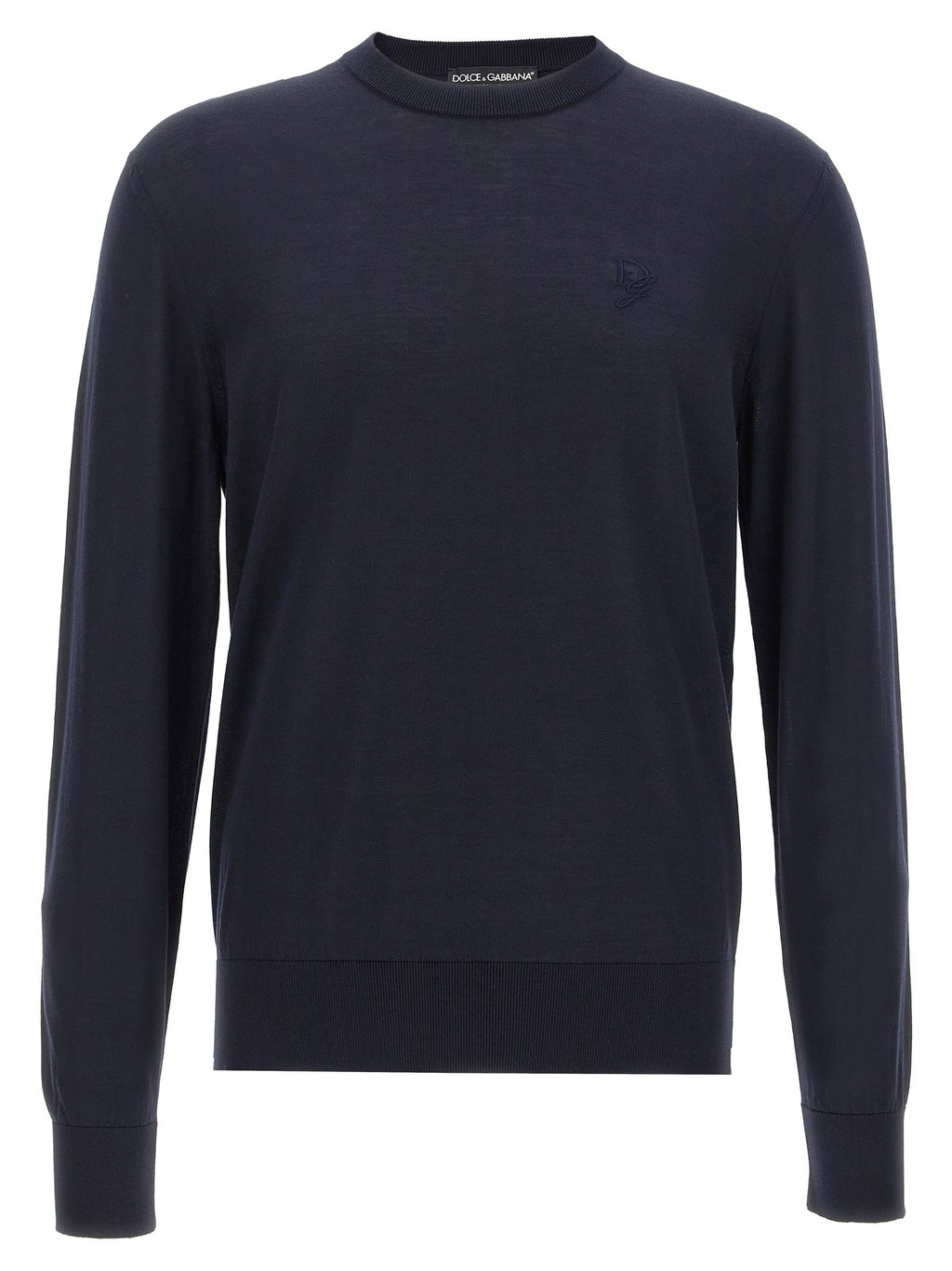 Dolce & Gabbana blauer Seidencardigan