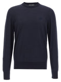 Dolce & Gabbana blauer Seidencardigan