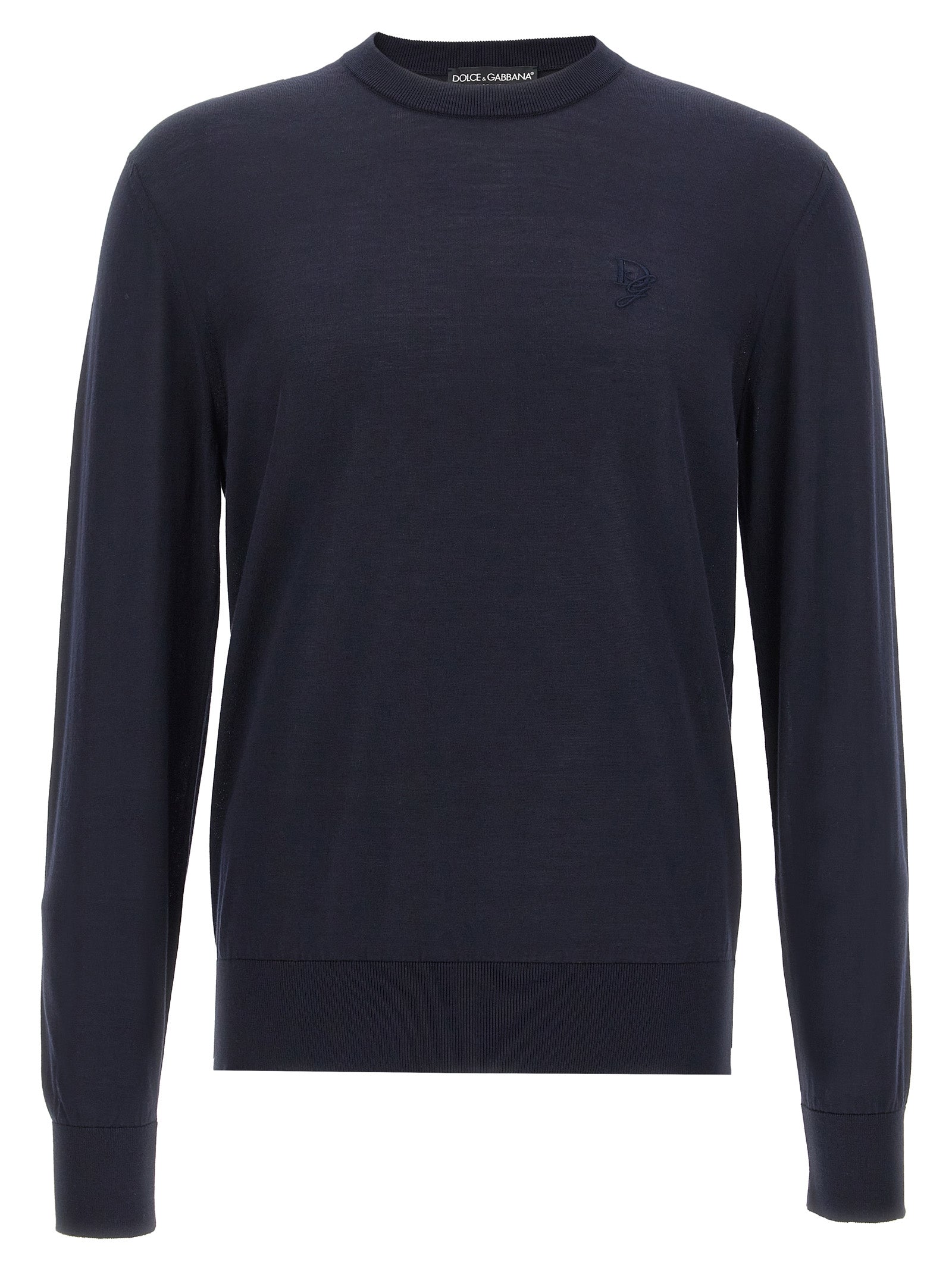 Dolce & Gabbana blauer Seidencardigan
